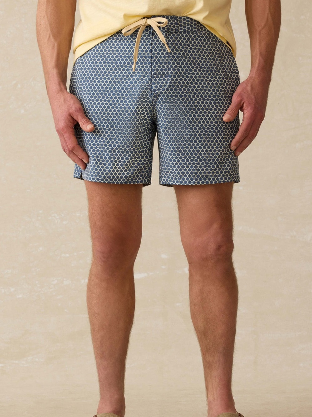 Faherty Biarritz Boardshort - Fishscale Redux Size 29